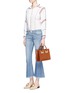 Figure View - Click To Enlarge - SOPHIE HULME - 'Albion' medium leather box tote