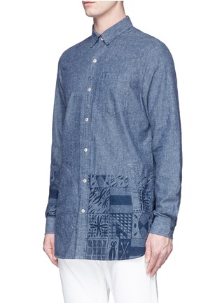Front View - Click To Enlarge - DENHAM - x Daily Paper African graphic print shirt