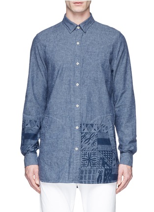 Main View - Click To Enlarge - DENHAM - x Daily Paper African graphic print shirt