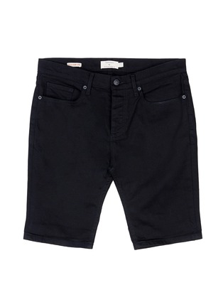 Main View - Click To Enlarge - TOPMAN - Skinny fit raw denim shorts