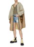 Figure View - Click To Enlarge - MARFA STANCE - Reversible Drawstring Trim Parachute Parka
