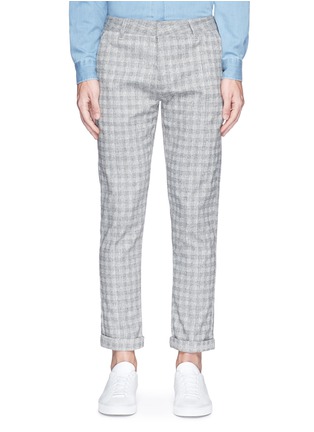 Main View - Click To Enlarge - TOPMAN - Slim fit gingham check pants