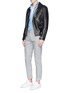 Figure View - Click To Enlarge - TOPMAN - Slim fit gingham check pants
