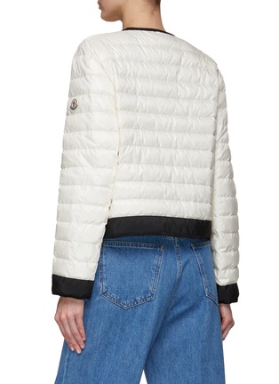 Back View - Click To Enlarge - MONCLER - ‘Remoulis’ Contrast Trim Puffer Jacket