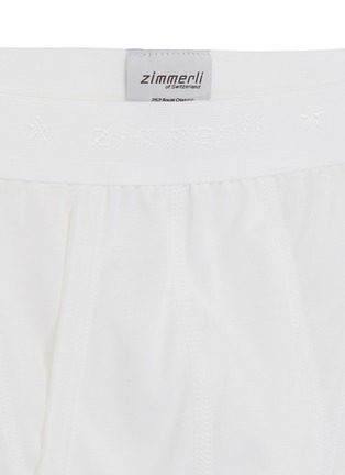 Detail View - Click To Enlarge - ZIMMERLI - ‘Royal Classic’ Cotton Boxer Briefs