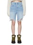 Main View - Click To Enlarge - FRAME - HIGH RISE BERMUDA RAW EDGE SHORTS