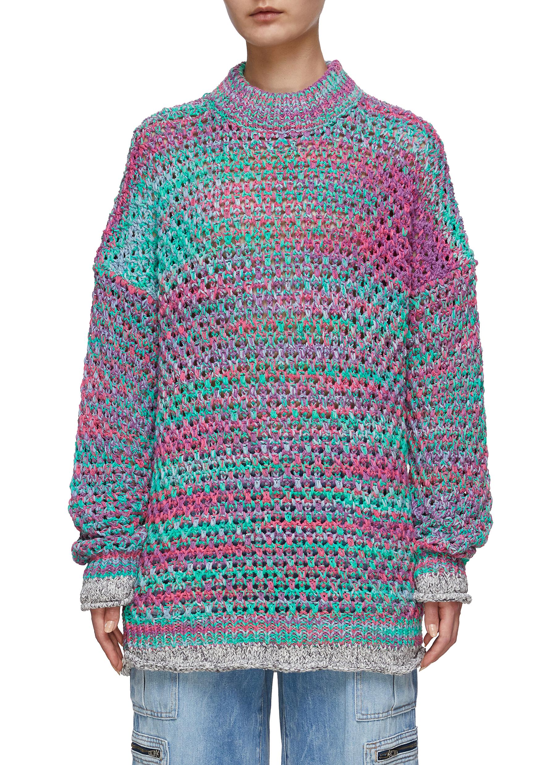 Attico Multicolor Sweater In Multi-colour