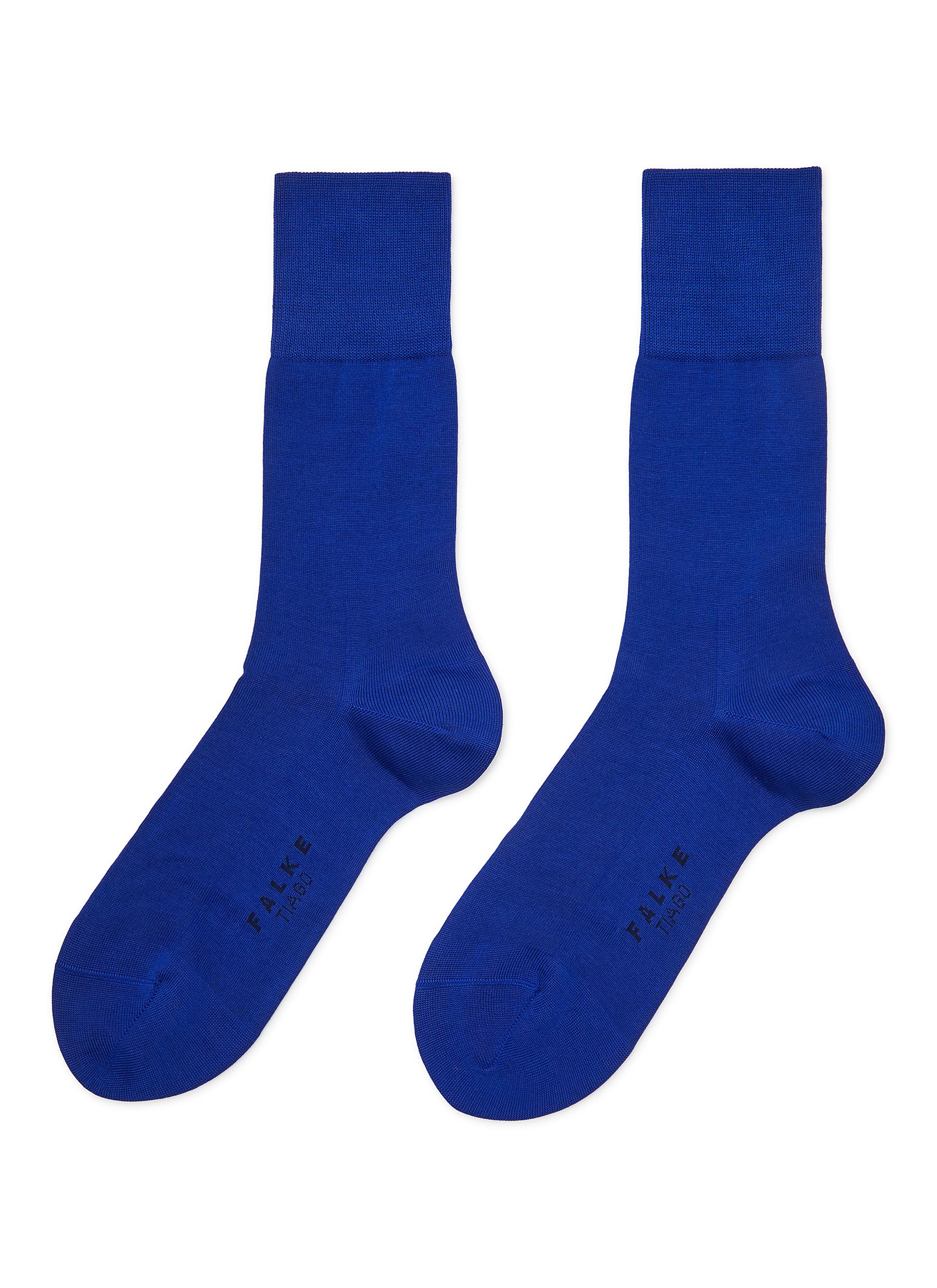 Falke Tiago Cotton Blend Socks In Blue