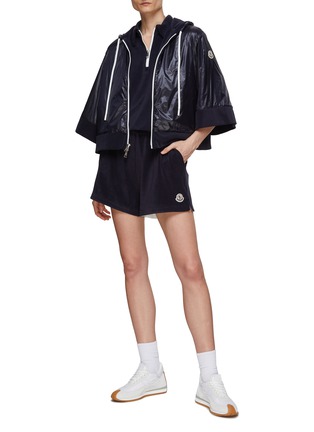 Figure View - Click To Enlarge - MONCLER - Zip Front Terry Polo