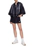 Figure View - Click To Enlarge - MONCLER - Zip Front Terry Polo