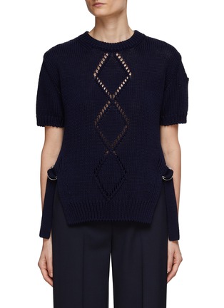 Main View - Click To Enlarge - MONCLER - Diamond Knit Jumper