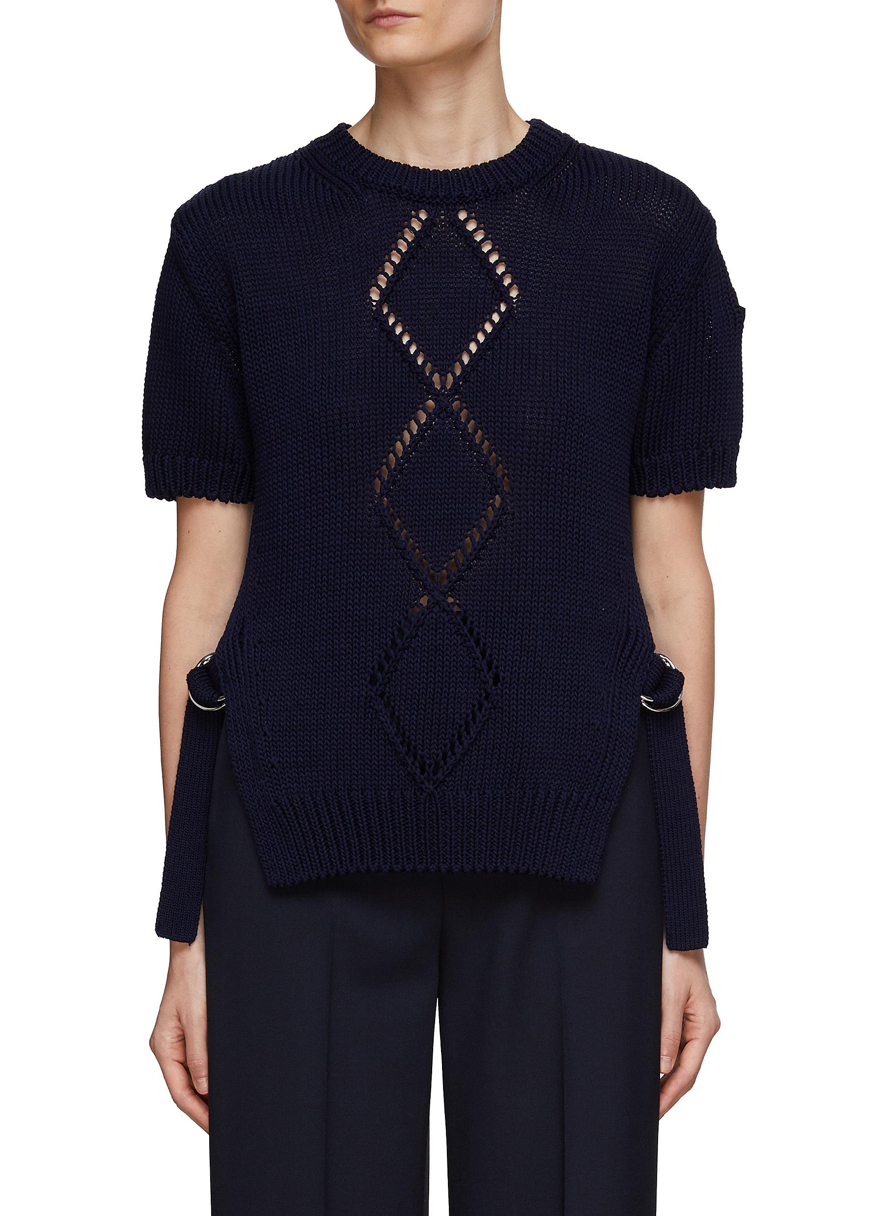 MONCLER Diamond Knit Jumper Women Lane Crawford