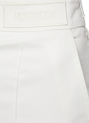  - MONCLER - Logo Waist Cotton Blend Slim Capri Pants