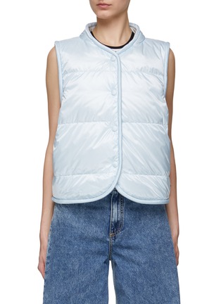 Main View - Click To Enlarge - MONCLER - ‘Kama’ Snap Button Puffer Vest