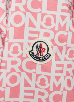  - MONCLER - Allover Logo Print Hooded Jacket