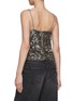 Back View - Click To Enlarge - ALICE + OLIVIA - ‘CHI’ SEQUIN FRINGE TANK TOP