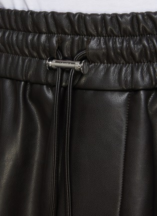  - AMIRI - Vegan Leather Drawstring Shorts