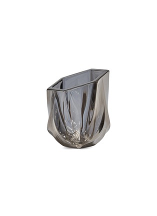 Main View - Click To Enlarge - ZAHA HADID - Shimmer Crystal Glass Tealight Holder — Silver