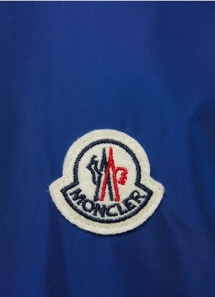  - MONCLER - Logo Patch Drawstring Hood Windbreaker