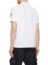 Back View - Click To Enlarge - MONCLER - Bicoloured Embroidery Detail Polo Shirt