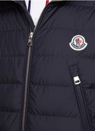  - MONCLER - Recycled Logo Patch Puffer Vest