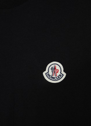 - MONCLER - Logo Patch Crewneck Short Sleeve T-Shirt — Set of 3