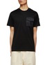 Main View - Click To Enlarge - MONCLER - Monogram Chest Pocket Crewneck T-Shirt