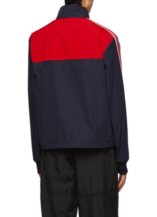 Back View - Click To Enlarge - MONCLER - Tricolour Ribbon Detail High Neck Jacket