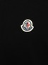  - MONCLER - Logo Patch Tricolour Stripe Cotton Polo Shirt