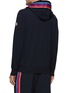 Back View - Click To Enlarge - MONCLER - Tricolour Ribbon Zip Up Hoodie