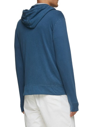 Back View - Click To Enlarge - JAMES PERSE - VINTAGE COTTON FRENCH TERRY ZIPPED HOODIE
