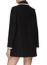 Back View - Click To Enlarge - ALICE + OLIVIA - ‘YULISSA’ DOUBLE BREASTED FLAP POCKET COAT