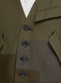  - THE VIRIDI-ANNE - Patchwork Zipper Pocket Button Front Vest