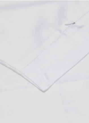 Detail View - Click To Enlarge - RIVOLTA CARMIGNANI  - ‘Waldorf‘ Jacquard King Size Duvet Cover — Bianco