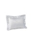 Main View - Click To Enlarge - RIVOLTA CARMIGNANI  - Waldorf Cotton Sateen Decorative Boudoir Pillow — Bianco