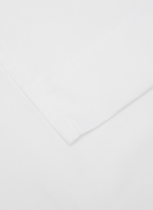 Detail View - Click To Enlarge - RIVOLTA CARMIGNANI  - ‘Lounge‘ Plain Bottom Flat Sheet – Bianco