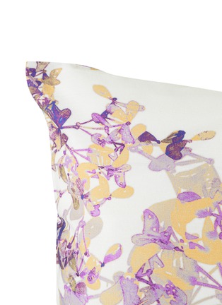 Detail View - Click To Enlarge - RIVOLTA CARMIGNANI  - Floral Print Cotton Sateen Decorative Boudoir Pillow — Avorio