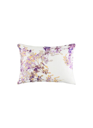 Main View - Click To Enlarge - RIVOLTA CARMIGNANI  - Floral Print Cotton Sateen Decorative Boudoir Pillow — Avorio