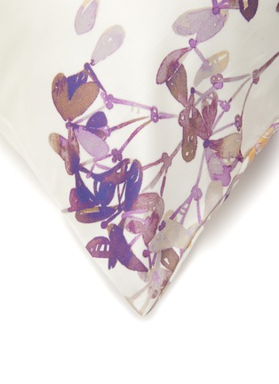 Detail View - Click To Enlarge - RIVOLTA CARMIGNANI  - Crystal Sartorial Printed Cotton Sateen Pillow Shams Avorio — Set Of 2