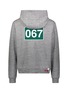 Back View - Click To Enlarge - 8-BIT - ‘Player 067’ Pixelated Graphic Drawstring Hoodie