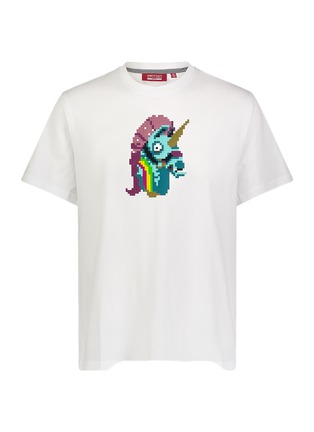 Main View - Click To Enlarge - 8-BIT - ‘Unicorn’ Pixelated Graphic Crewneck T-Shirt