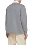 Back View - Click To Enlarge - THOM BROWNE  - Contrast Collar Cotton Blend Ruby Shirt