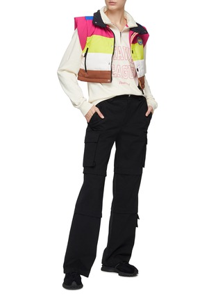 Figure View - Click To Enlarge - BEACH RIOT - CAP SLEEVE HIGH COLLAR PUFFER VEST
