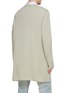 Back View - Click To Enlarge - MAISON MARGIELA - V-Neck Button Front Wool Knit Long Cardigan
