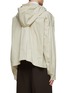 Back View - Click To Enlarge - MAISON MARGIELA - Drawstring Hood Hem Flap Pocket Coated Cotton Anorak