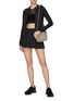 Figure View - Click To Enlarge - ALALA - ‘ACE’ CORE HIGH NECK FRONT ZIP JACKET