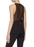Back View - Click To Enlarge - ALALA - ‘PACE’ CORE SHEER PANEL TANK TOP