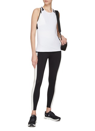 Figure View - Click To Enlarge - ALALA - ‘PACE’ CORE SHEER PANEL TANK TOP