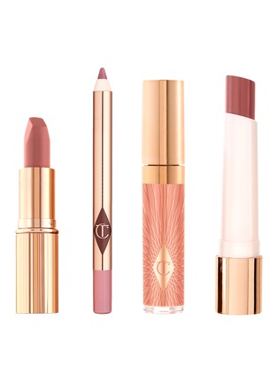 Detail View - Click To Enlarge - CHARLOTTE TILBURY - CHRISTMAS 2022 LIMITED EDITION PILLOW TALK BEAUTIFYING LIP KIT
