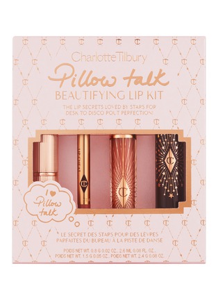 Main View - Click To Enlarge - CHARLOTTE TILBURY - CHRISTMAS 2022 LIMITED EDITION PILLOW TALK BEAUTIFYING LIP KIT